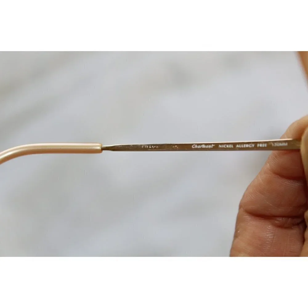 Charmant Eyeglasses Frame Allergy Free Titanium Golden frame 53/16